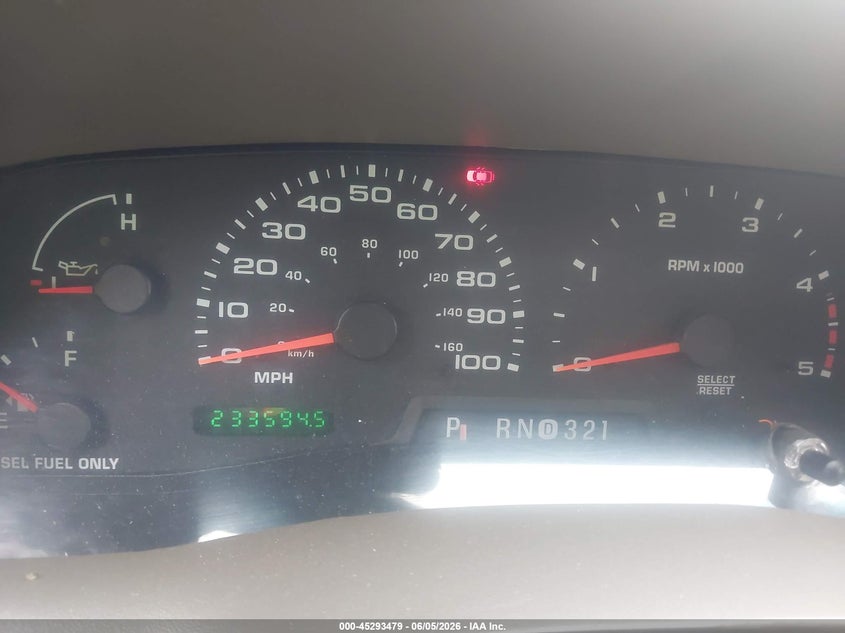 2004 Ford F-350 VIN 1FTWW32P24EB64993 IAAI salvage auction — ENGINE DAMAGE, Original (Texas), sold $250 on 2026-07-09 (photo 5)
