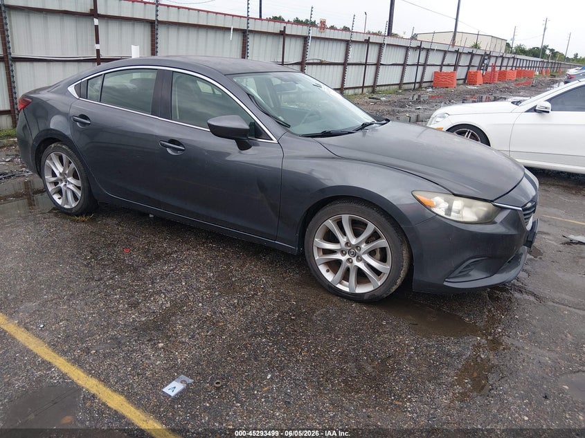 2016 Mazda 6 VIN JM1GJ1V5XG1416910 IAAI salvage auction — REAR END, Salvage Title, sold $3,325 on 2026-07-22 (photo 1)