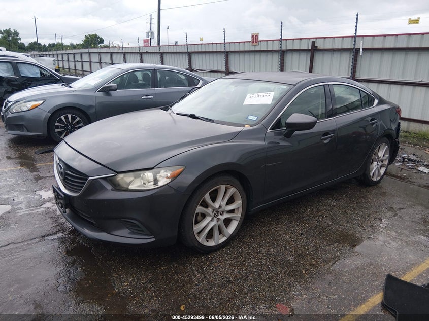 2016 Mazda 6 VIN JM1GJ1V5XG1416910 IAAI salvage auction — REAR END, Salvage Title, sold $3,325 on 2026-07-22 (photo 2)