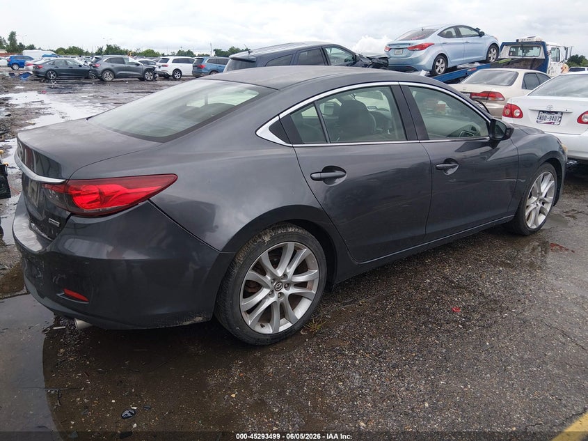 2016 Mazda 6 VIN JM1GJ1V5XG1416910 IAAI salvage auction — REAR END, Salvage Title, sold $3,325 on 2026-07-22 (photo 4)