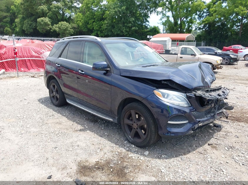 2018 Mercedes-benz Gle VIN 4JGDA5HBXJB044378 IAAI salvage auction — FRONT END, Salvage Title, sold $4,850 on 2026-07-22 (photo 1)