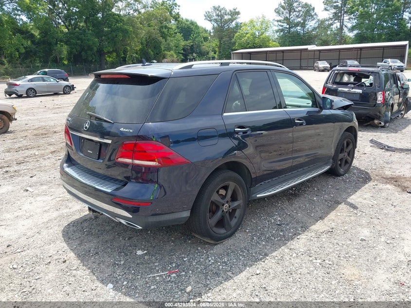 2018 Mercedes-benz Gle VIN 4JGDA5HBXJB044378 IAAI salvage auction — FRONT END, Salvage Title, sold $4,850 on 2026-07-22 (photo 4)