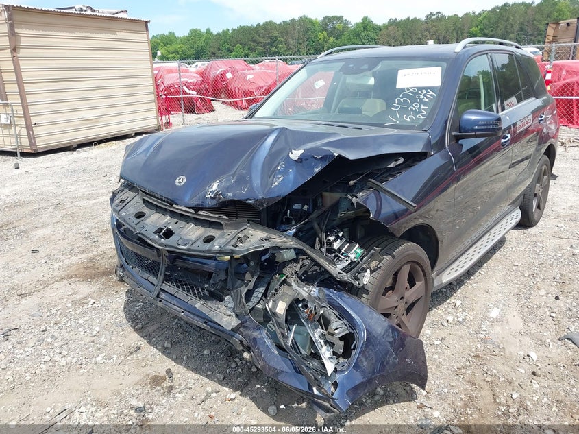 2018 Mercedes-benz Gle VIN 4JGDA5HBXJB044378 IAAI salvage auction — FRONT END, Salvage Title, sold $4,850 on 2026-07-22 (photo 6)