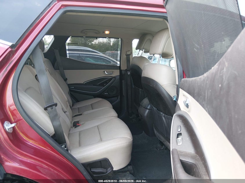 2013 Hyundai Santa fe VIN 5XYZU3LB0DG093189 IAAI salvage auction — FRONT END, Salvage Title, sold $1,150 on 2026-08-01 (photo 8)