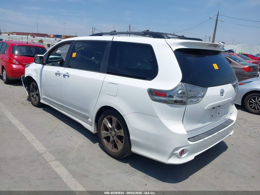2014 Toyota Sienna VIN 5TDXK3DC0ES428248 IAAI salvage auction — FRONT END, Salvage Title, sold $1,100 on 2026-07-15 (photo 3)