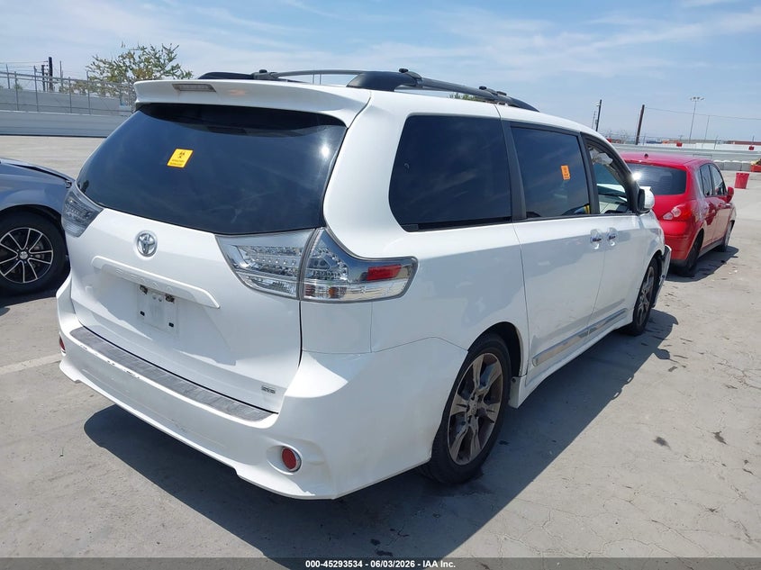 2014 Toyota Sienna VIN 5TDXK3DC0ES428248 IAAI salvage auction — FRONT END, Salvage Title, sold $1,100 on 2026-07-15 (photo 4)