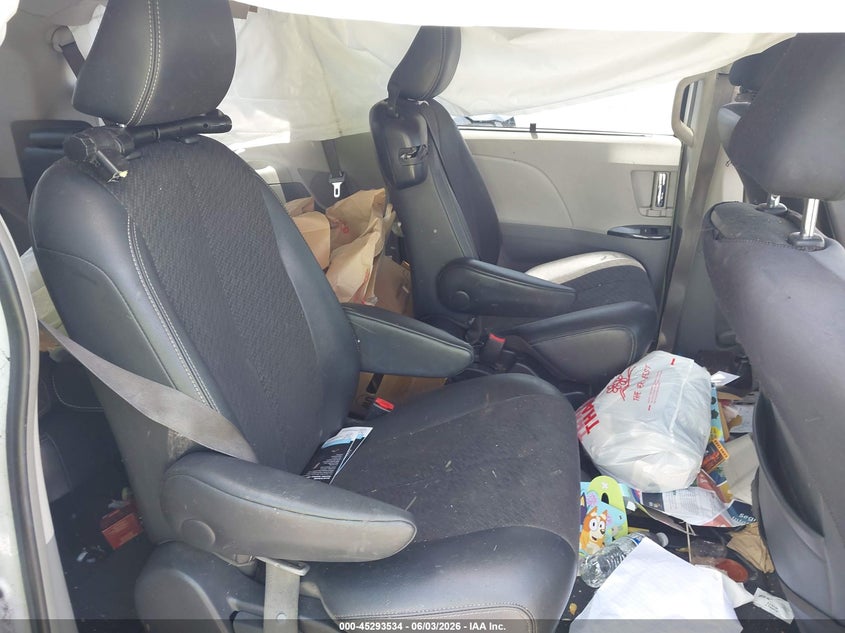 2014 Toyota Sienna VIN 5TDXK3DC0ES428248 IAAI salvage auction — FRONT END, Salvage Title, sold $1,100 on 2026-07-15 (photo 8)