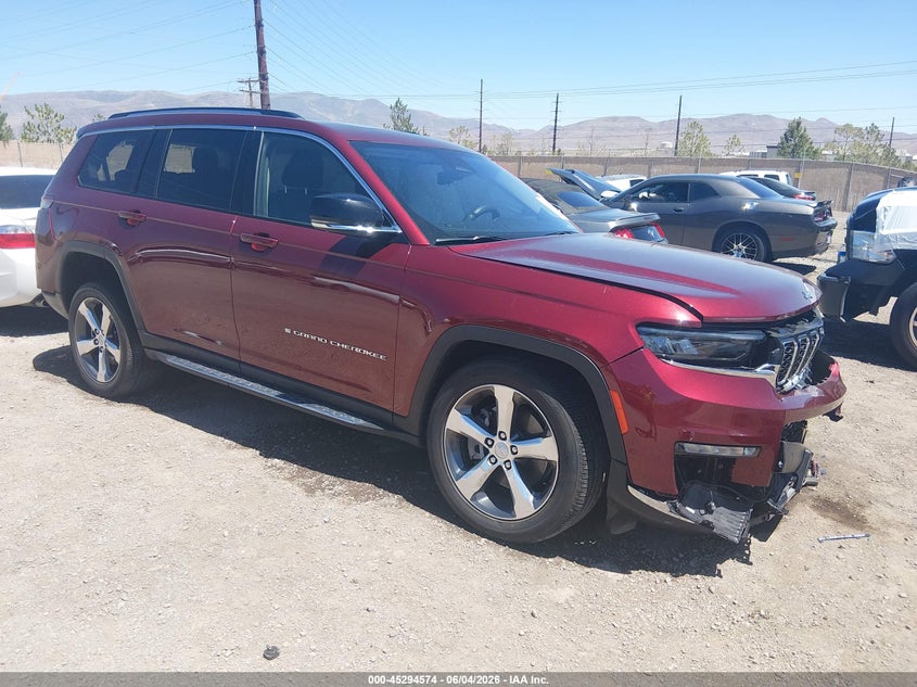 2022 Jeep Grand cherokee VIN 1C4RJKBG8N8532521 IAAI salvage auction — LEFT FRONT, Salvage Title, sold $7,100 on 2026-08-01 (photo 1)