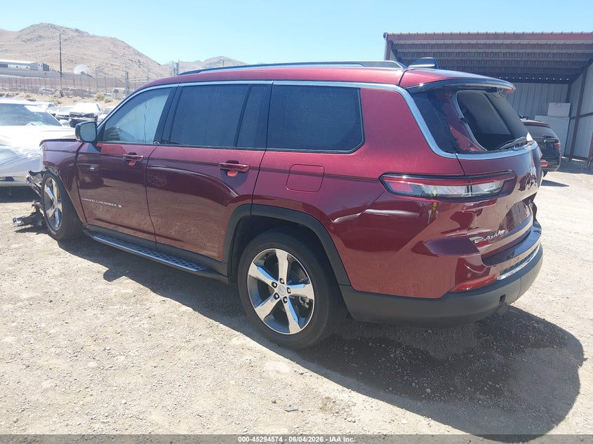 2022 Jeep Grand cherokee VIN 1C4RJKBG8N8532521 IAAI salvage auction — LEFT FRONT, Salvage Title, sold $7,100 on 2026-08-01 (photo 3)