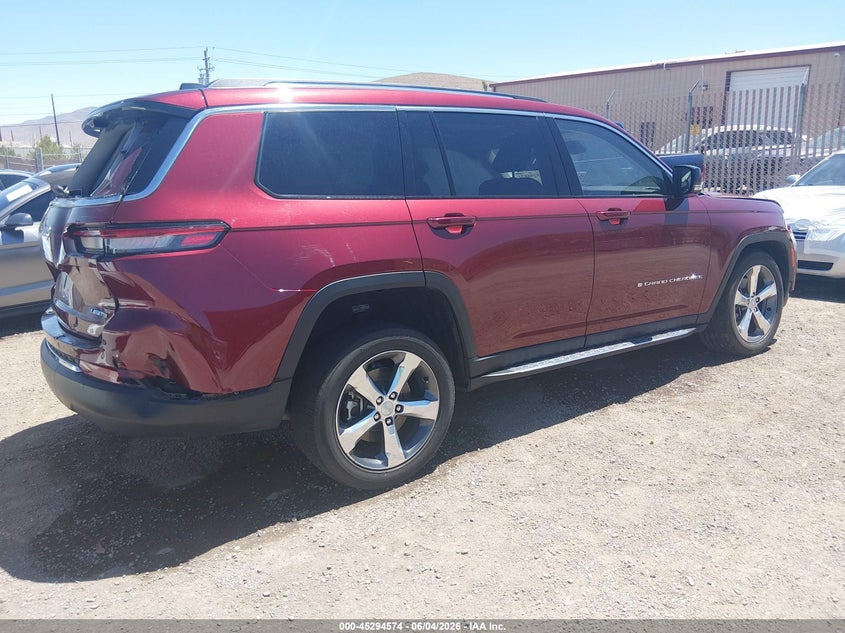 2022 Jeep Grand cherokee VIN 1C4RJKBG8N8532521 IAAI salvage auction — LEFT FRONT, Salvage Title, sold $7,100 on 2026-08-01 (photo 4)