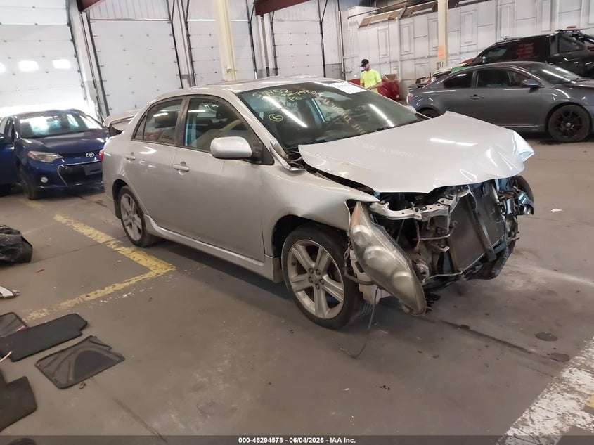 2013 Toyota Corolla VIN 5YFBU4EE6DP161960 IAAI salvage auction — FRONT END, Salvage Title, sold $75 on 2026-07-30 (photo 1)