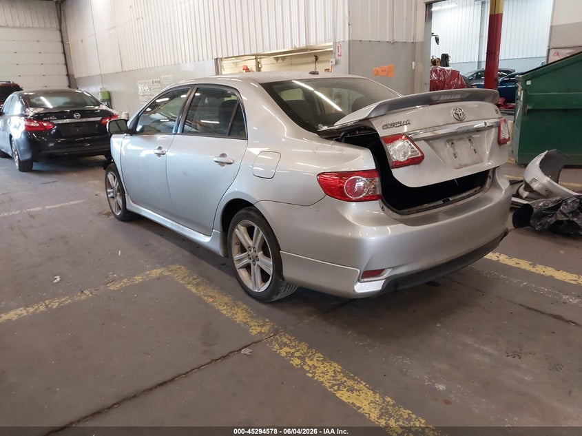 2013 Toyota Corolla VIN 5YFBU4EE6DP161960 IAAI salvage auction — FRONT END, Salvage Title, sold $75 on 2026-07-30 (photo 3)