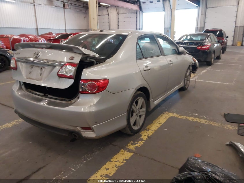 2013 Toyota Corolla VIN 5YFBU4EE6DP161960 IAAI salvage auction — FRONT END, Salvage Title, sold $75 on 2026-07-30 (photo 4)