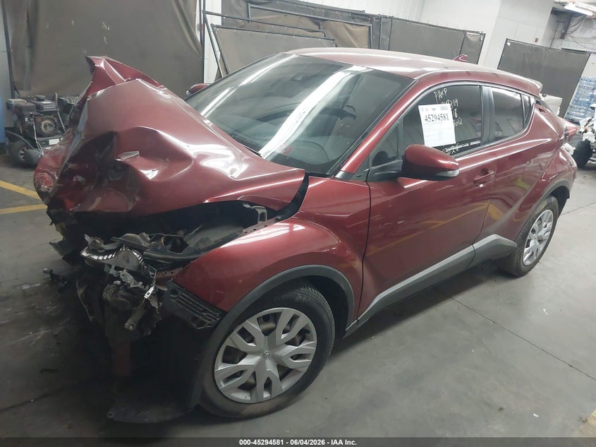 2019 Toyota C-hr VIN JTNKHMBX8K1017169 IAAI salvage auction — FRONT END, Salvage Title, sold $1,750 on 2026-07-14 (photo 2)