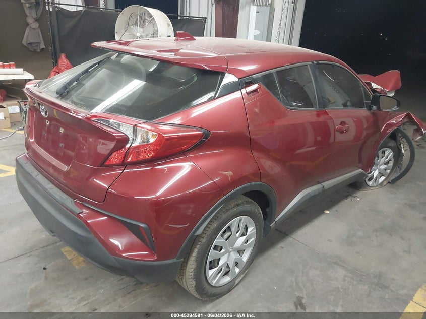 2019 Toyota C-hr VIN JTNKHMBX8K1017169 IAAI salvage auction — FRONT END, Salvage Title, sold $1,750 on 2026-07-14 (photo 4)