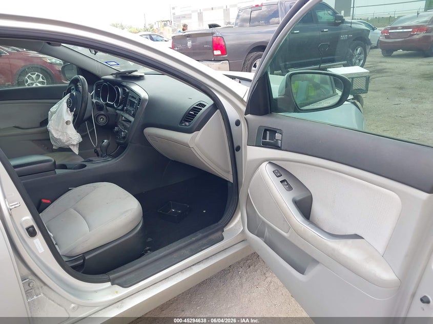 2013 Kia Optima VIN 5XXGM4A76DG138765 IAAI salvage auction — FRONT END, Salvage Title, sold $625 on 2026-07-28 (photo 5)