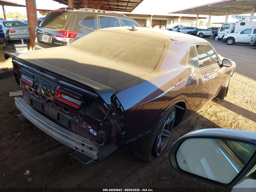 2022 Dodge Challenger VIN 2C3CDZL94NH105213 IAAI salvage auction — FRONT END, Salvage Title, sold $29,100 on 2026-07-30 (photo 4)