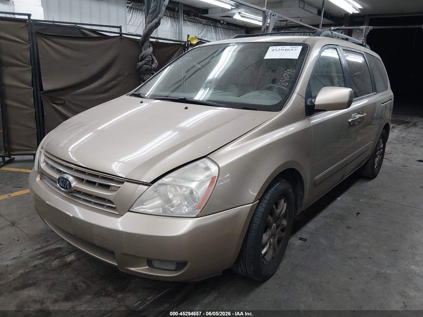 2008 Kia SEDONA VIN KNDMB233486207531 IAAI salvage auction — RIGHT FRONT, Salvage (Arizona), sold $375 on 2026-07-14 (photo 2)