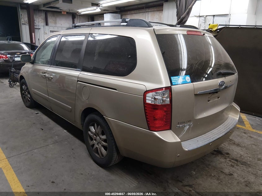 2008 Kia SEDONA VIN KNDMB233486207531 IAAI salvage auction — RIGHT FRONT, Salvage (Arizona), sold $375 on 2026-07-14 (photo 3)
