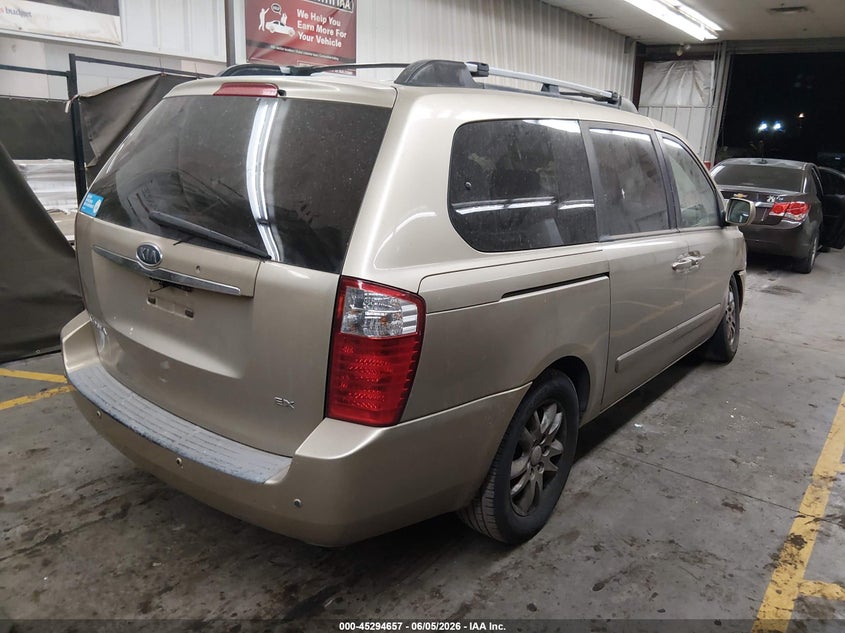 2008 Kia SEDONA VIN KNDMB233486207531 IAAI salvage auction — RIGHT FRONT, Salvage (Arizona), sold $375 on 2026-07-14 (photo 4)
