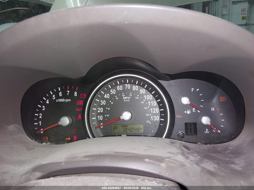 2008 Kia SEDONA VIN KNDMB233486207531 IAAI salvage auction — RIGHT FRONT, Salvage (Arizona), sold $375 on 2026-07-14 (photo 7)