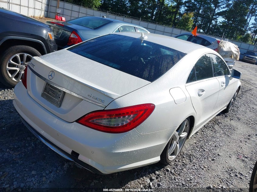 2014 Mercedes-benz Cls-class VIN WDDLJ9BB1EA118904 IAAI salvage auction — NORMAL WEAR, Clear (Texas), sold $2,300 on 2026-08-12 (photo 4)