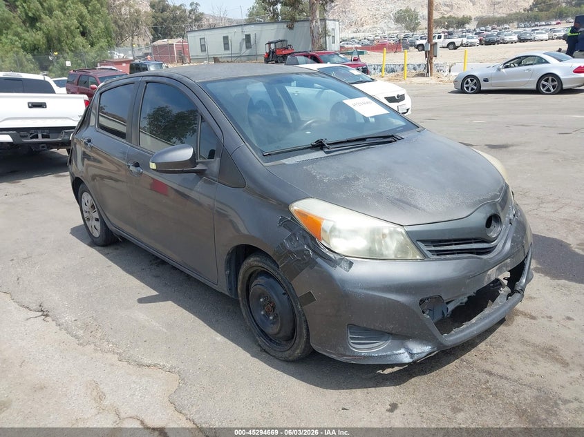 2012 Toyota Yaris VIN JTDKTUD35CD520333 IAAI salvage auction — NORMAL WEAR, Salvage (California), sold $1,225 on 2026-07-21 (photo 1)
