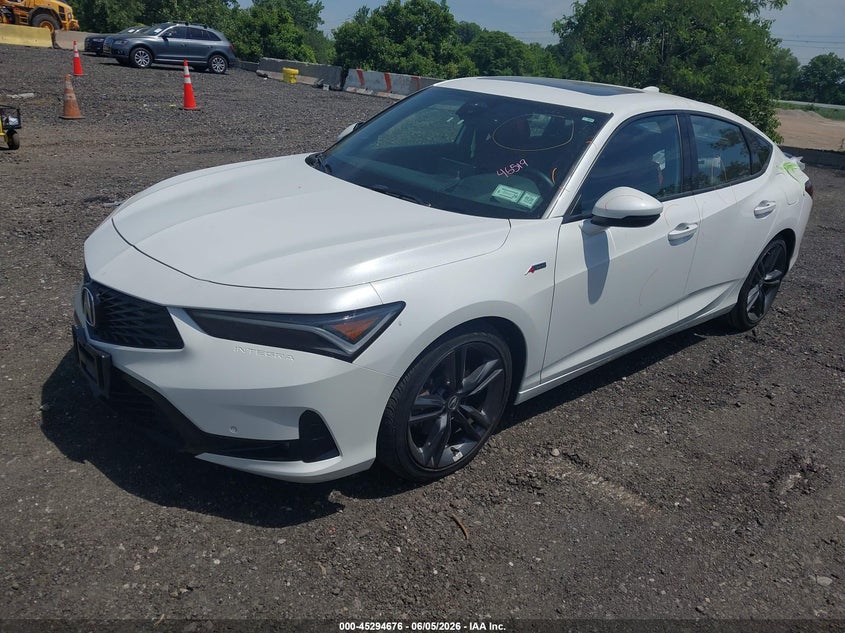 2025 Acura Integra VIN 19UDE4H69SA001732 IAAI salvage auction — REAR END, Salvage Title, sold $11,800 on 2026-07-21 (photo 2)