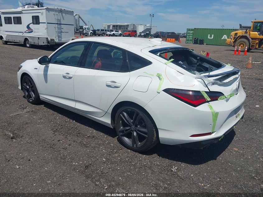 2025 Acura Integra VIN 19UDE4H69SA001732 IAAI salvage auction — REAR END, Salvage Title, sold $11,800 on 2026-07-21 (photo 3)