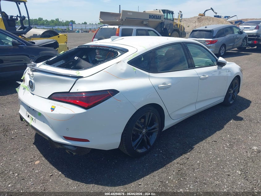 2025 Acura Integra VIN 19UDE4H69SA001732 IAAI salvage auction — REAR END, Salvage Title, sold $11,800 on 2026-07-21 (photo 4)