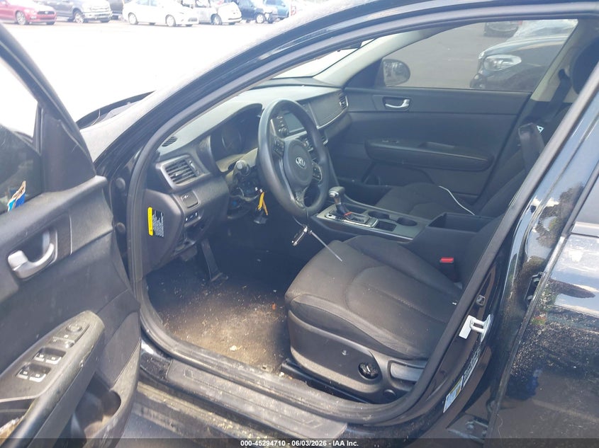 2016 Kia Optima VIN 5XXGT4L36GG042023 IAAI salvage auction — NORMAL WEAR, Clear (North Carolina), sold $450 on 2026-07-15 (photo 5)