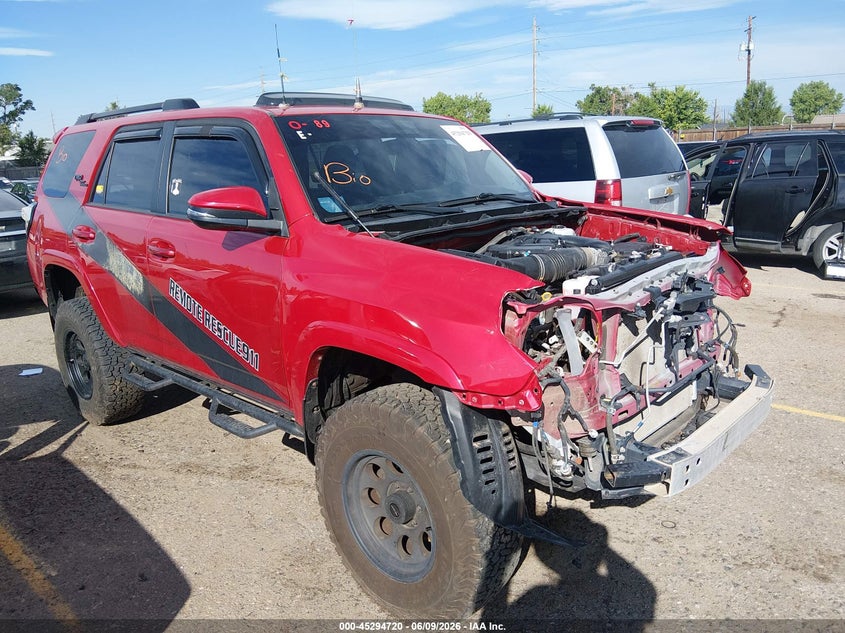 2019 Toyota 4runner VIN JTEBU5JR8K5653698 IAAI salvage auction — BIO HAZARD, Salvage (Colorado), sold $9,050 on 2026-07-21 (photo 1)