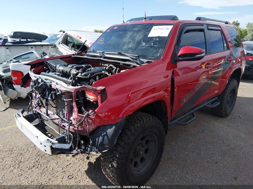 2019 Toyota 4runner VIN JTEBU5JR8K5653698 IAAI salvage auction — BIO HAZARD, Salvage (Colorado), sold $9,050 on 2026-07-21 (photo 2)