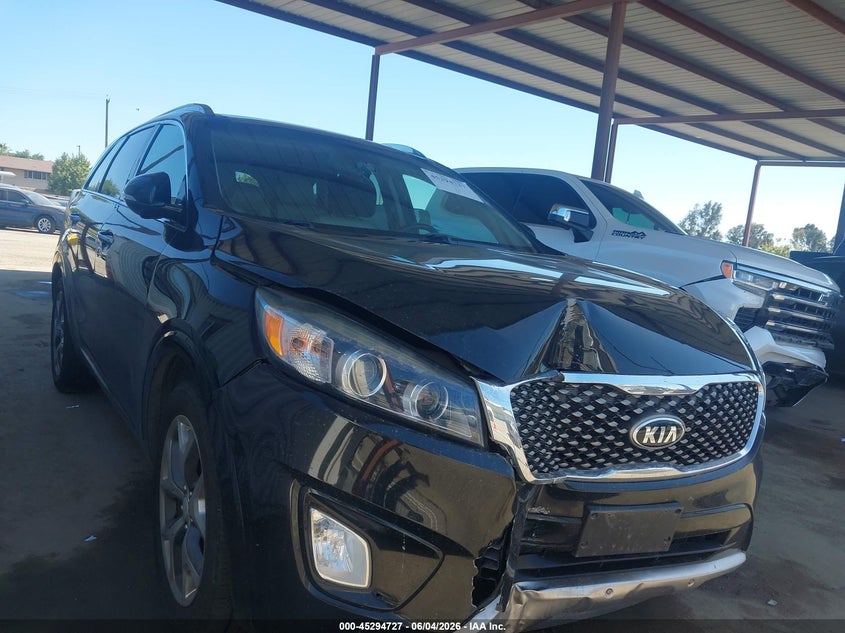 2017 Kia Sorento VIN 5XYPK4A54HG314119 IAAI salvage auction — FRONT END, Salvage Title, sold $3,050 on 2026-07-07 (photo 1)