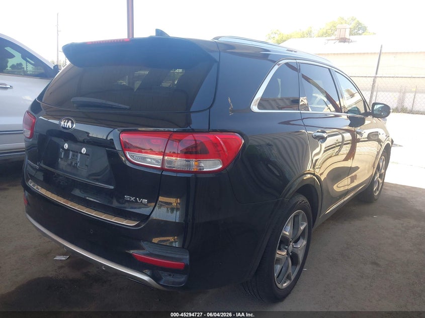 2017 Kia Sorento VIN 5XYPK4A54HG314119 IAAI salvage auction — FRONT END, Salvage Title, sold $3,050 on 2026-07-07 (photo 4)