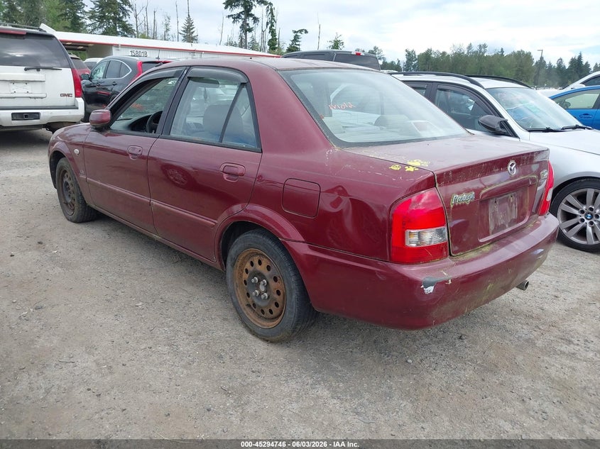 2002 Mazda Protege VIN JM1BJ225621617488 IAAI salvage auction — NORMAL WEAR, Clear (Washington), sold $275 on 2026-07-22 (photo 3)