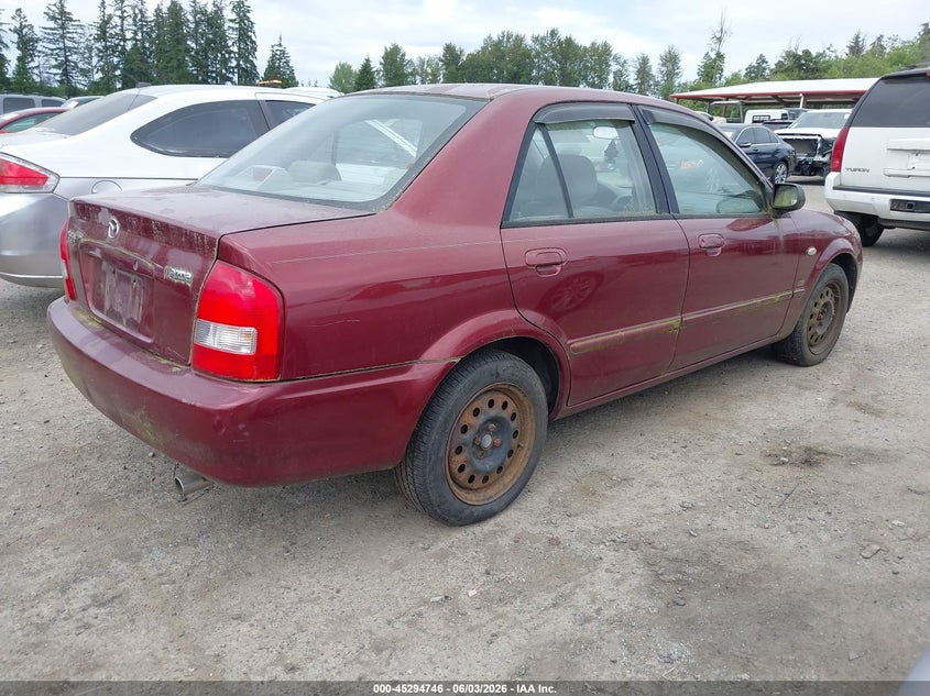 2002 Mazda Protege VIN JM1BJ225621617488 IAAI salvage auction — NORMAL WEAR, Clear (Washington), sold $275 on 2026-07-22 (photo 4)
