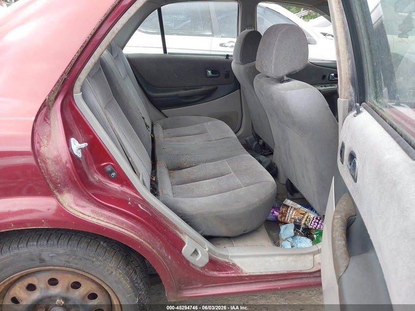 2002 Mazda Protege VIN JM1BJ225621617488 IAAI salvage auction — NORMAL WEAR, Clear (Washington), sold $275 on 2026-07-22 (photo 8)