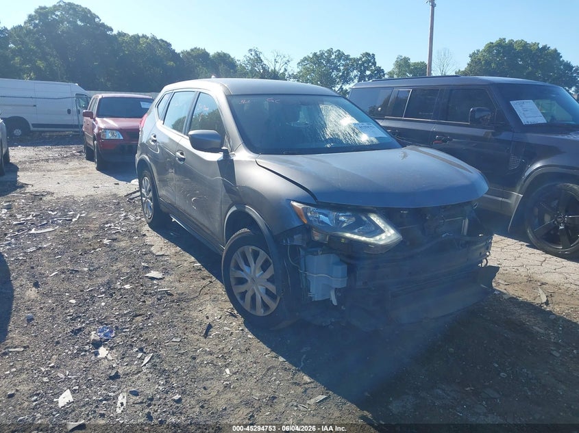 2017 Nissan Rogue VIN KNMAT2MV9HP503526 IAAI salvage auction — FRONT END, Salvage Title, sold $1,400 on 2026-07-29 (photo 1)