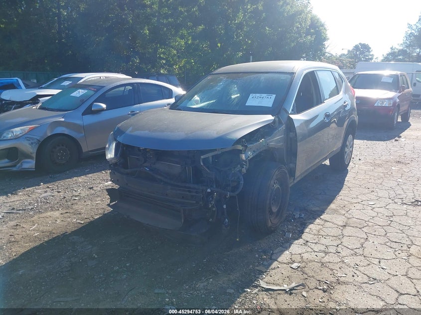 2017 Nissan Rogue VIN KNMAT2MV9HP503526 IAAI salvage auction — FRONT END, Salvage Title, sold $1,400 on 2026-07-29 (photo 2)