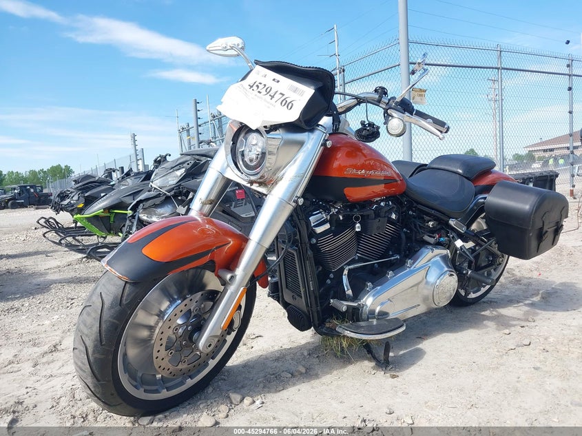 2019 Harley-davidson Fat boy VIN 1HD1YGK24KB020651 IAAI salvage auction — FRONT END, Salvage Title, sold $8,600 on 2026-08-11 (photo 2)