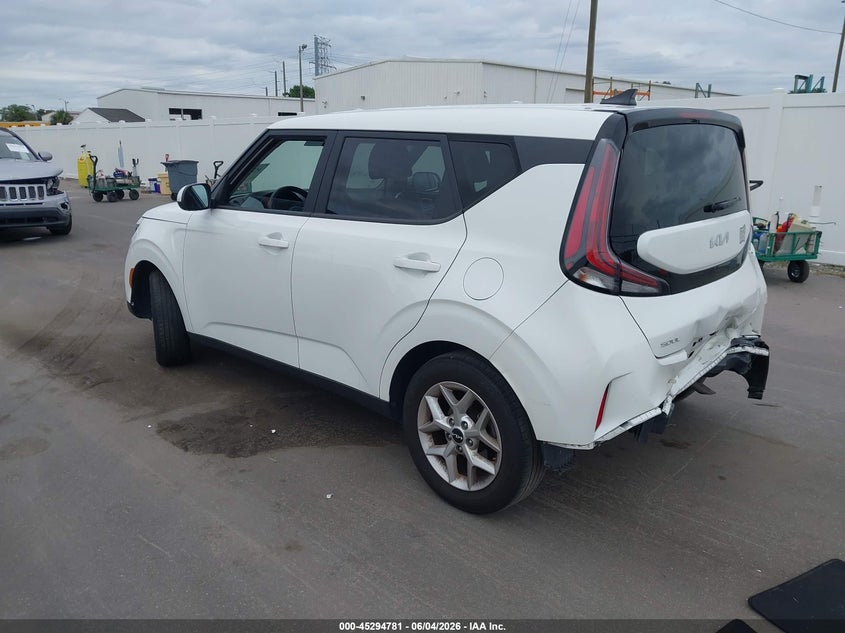 2024 Kia Soul VIN KNDJ23AUXR7905433 IAAI salvage auction — REAR END, Salvage Title, sold $3,250 on 2026-07-20 (photo 3)