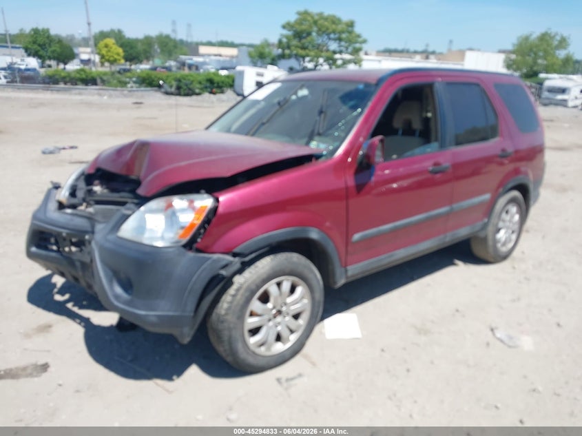 2006 Honda Cr-v VIN SHSRD78836U400409 IAAI salvage auction — FRONT END, Salvage (Pennsylvania), sold $575 on 2026-07-17 (photo 2)
