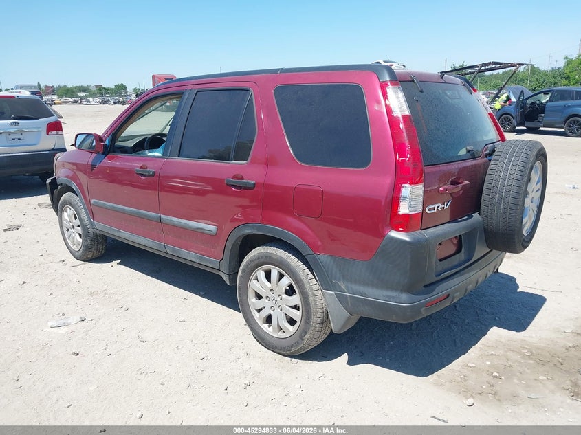 2006 Honda Cr-v VIN SHSRD78836U400409 IAAI salvage auction — FRONT END, Salvage (Pennsylvania), sold $575 on 2026-07-17 (photo 3)