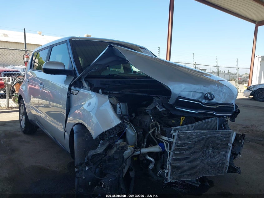 2018 Kia Soul VIN KNDJN2A25J7570845 IAAI salvage auction — FRONT END, Salvage (California), sold $1,125 on 2026-07-28 (photo 1)