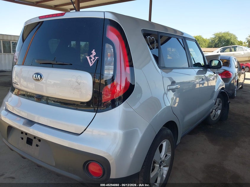 2018 Kia Soul VIN KNDJN2A25J7570845 IAAI salvage auction — FRONT END, Salvage (California), sold $1,125 on 2026-07-28 (photo 4)