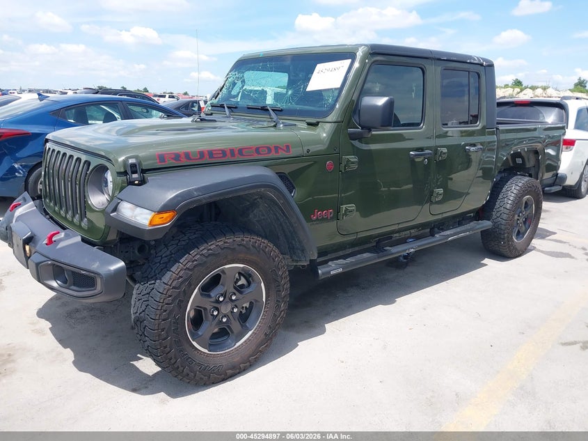 2023 Jeep Gladiator VIN 1C6JJTBG5PL583758 IAAI salvage auction — RIGHT FRONT, Salvage Title, sold $16,200 on 2026-07-30 (photo 2)