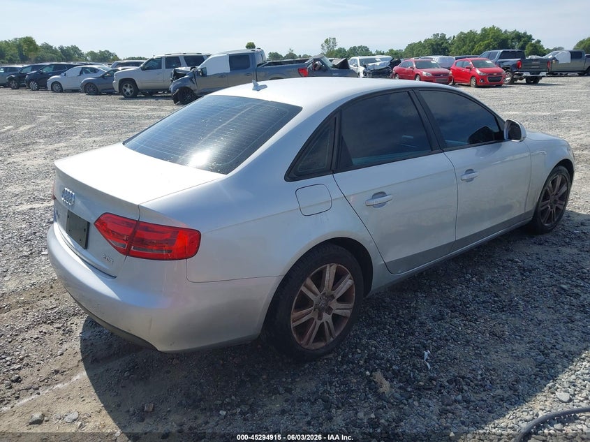 2009 Audi A4 VIN WAUJF78K49N060362 IAAI salvage auction — LEFT FRONT, Repossession Paperwork (Georgia), sold $350 on 2026-07-17 (photo 4)