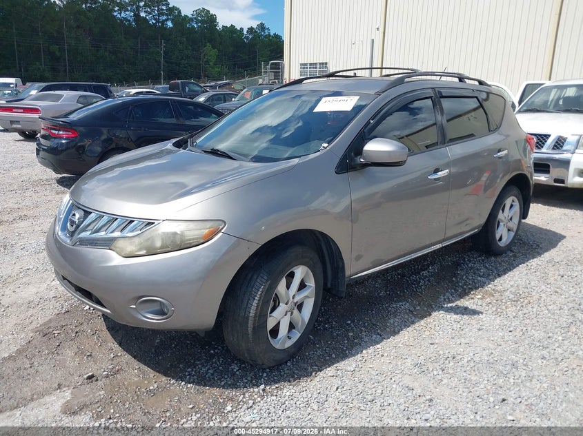 2009 Nissan Murano VIN JN8AZ18U99W020799 IAAI salvage auction — NORMAL WEAR, Clear (Georgia), sold $250 on 2026-07-31 (photo 2)