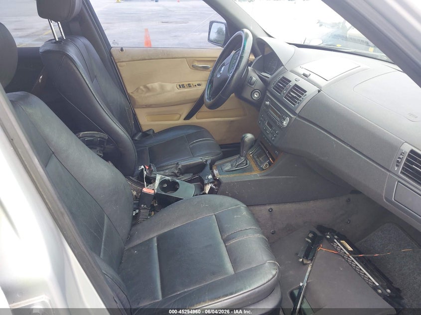 2004 BMW X3 VIN WBXPA93404WA61680 IAAI salvage auction — RIGHT REAR, Clear (Florida), sold $375 on 2026-07-09 (photo 5)